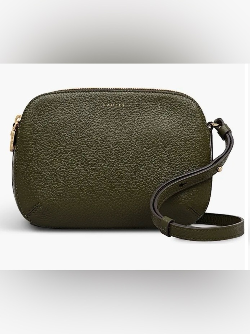 Radley Dukes Place Medium Ziptop Cross Body Olive Green - Pre-loved ❤️